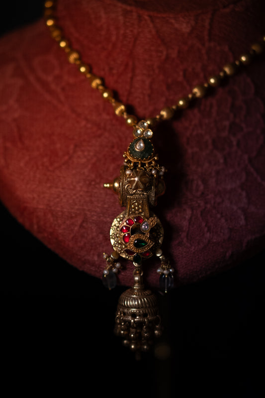 The Crimson Crest Necklace