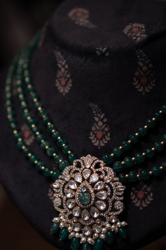 The Verdant Moissanite Medallion