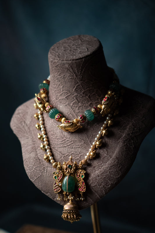 Rani Ruby Bead Necklace
