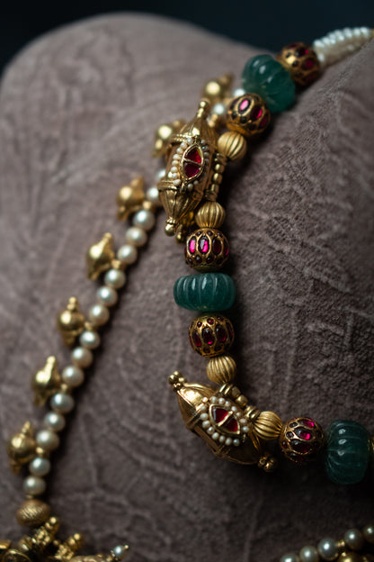Rani Ruby Bead Necklace