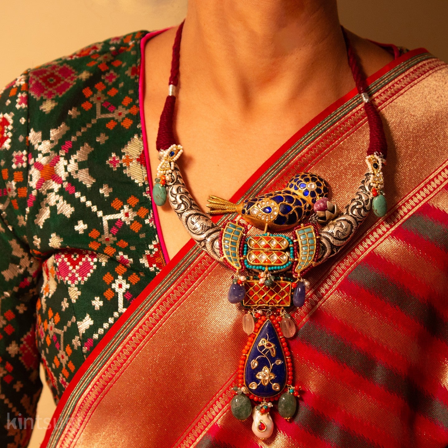 The Lotus Medallion Necklace