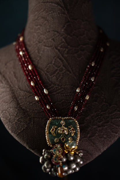 The Garnet Caravan Necklace