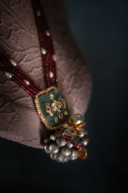 The Garnet Caravan Necklace