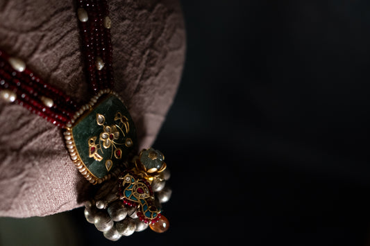 The Garnet Caravan Necklace