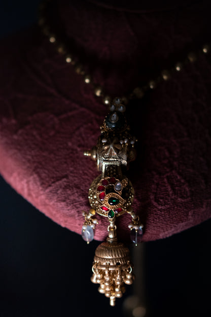 The Crimson Crest Necklace