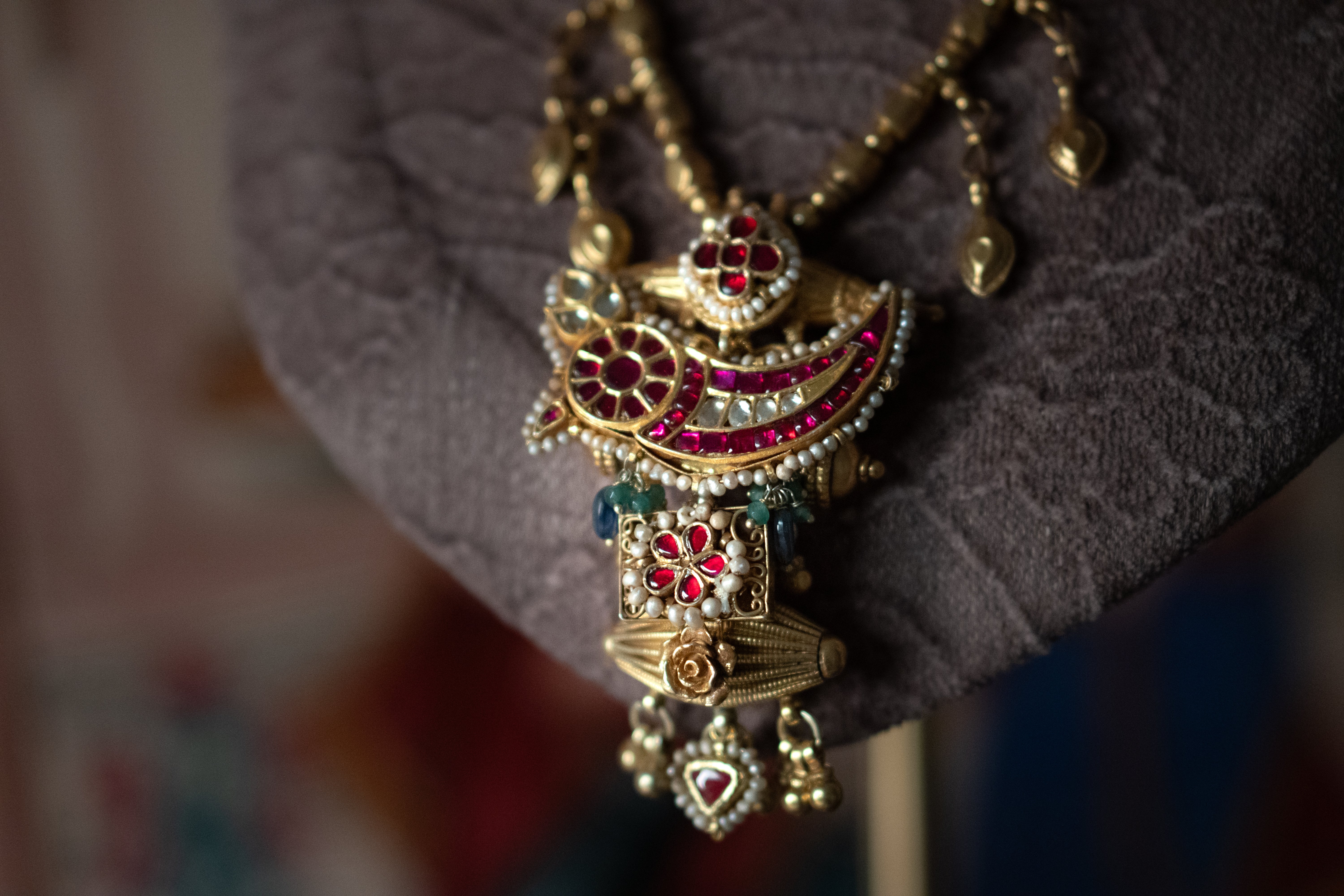 The Aurelia Bird Medallion Necklace – Kintsugi by KJ