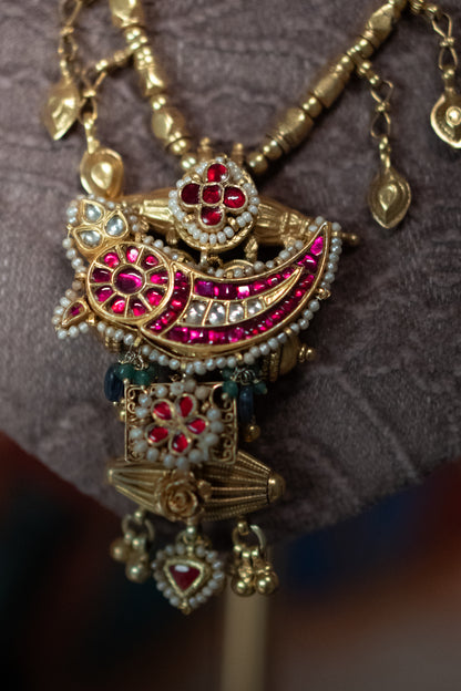 The Aurelia Bird Medallion Necklace