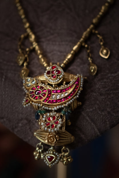 The Aurelia Bird Medallion Necklace