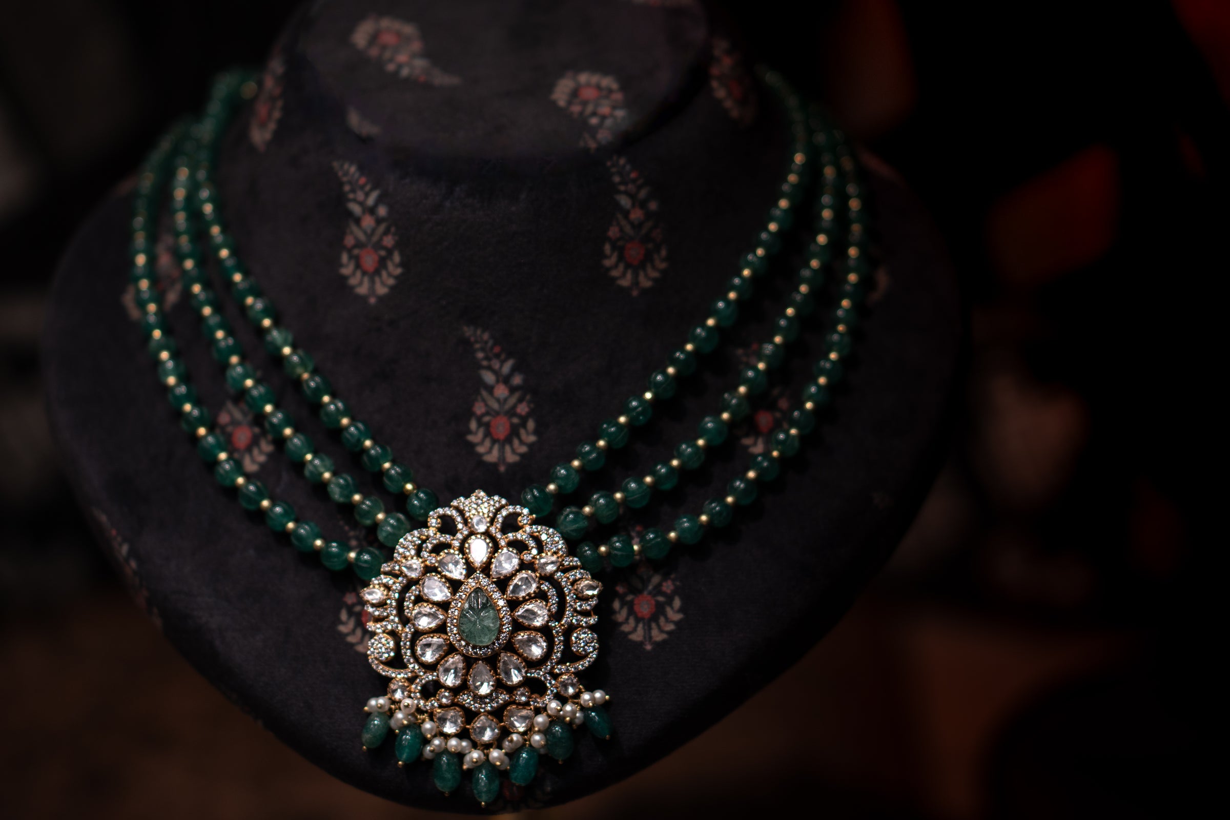 The Verdant Moissanite Medallion