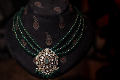 The Verdant Moissanite Medallion