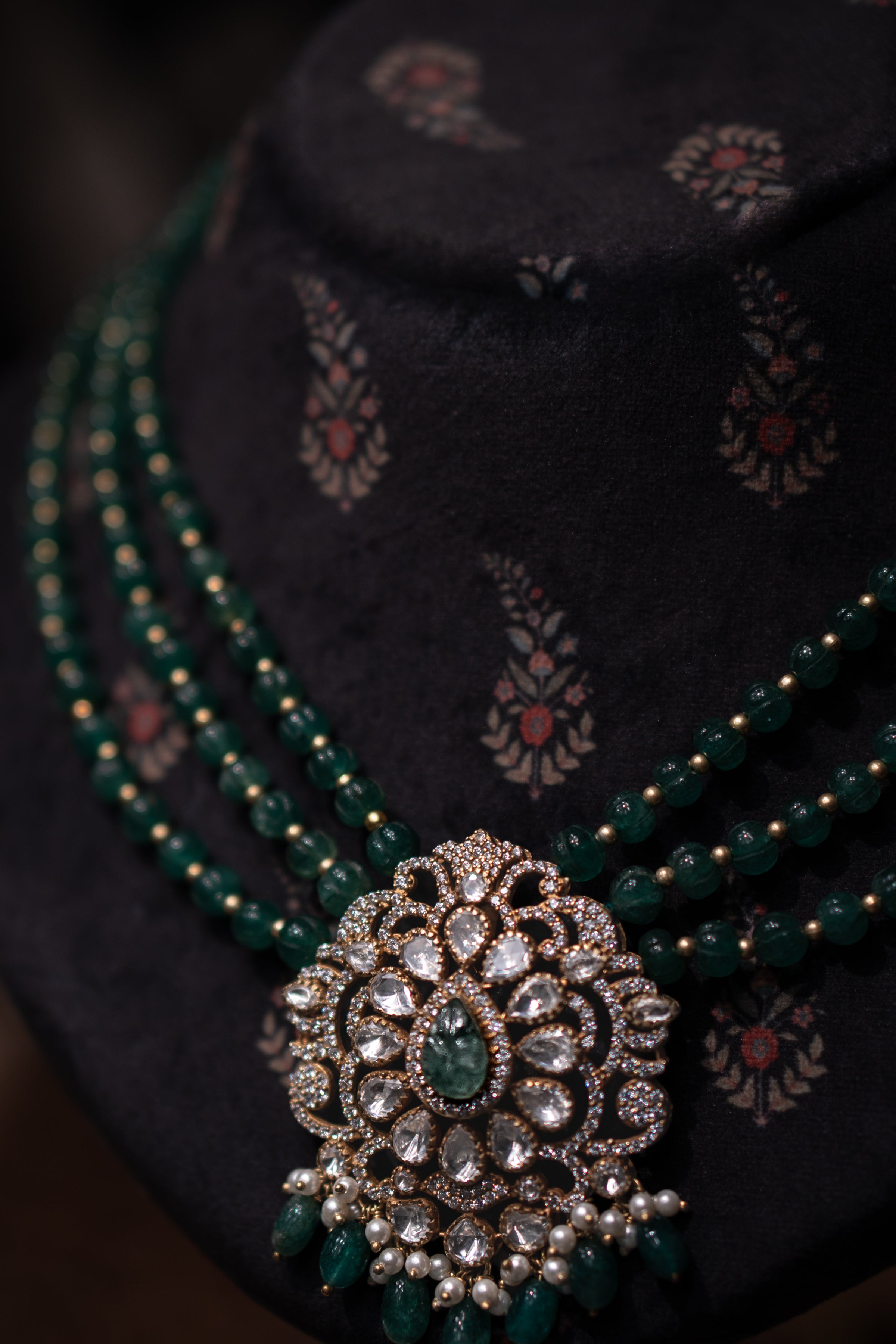 The Verdant Moissanite Medallion