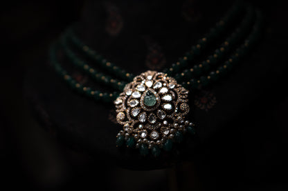 The Verdant Moissanite Medallion