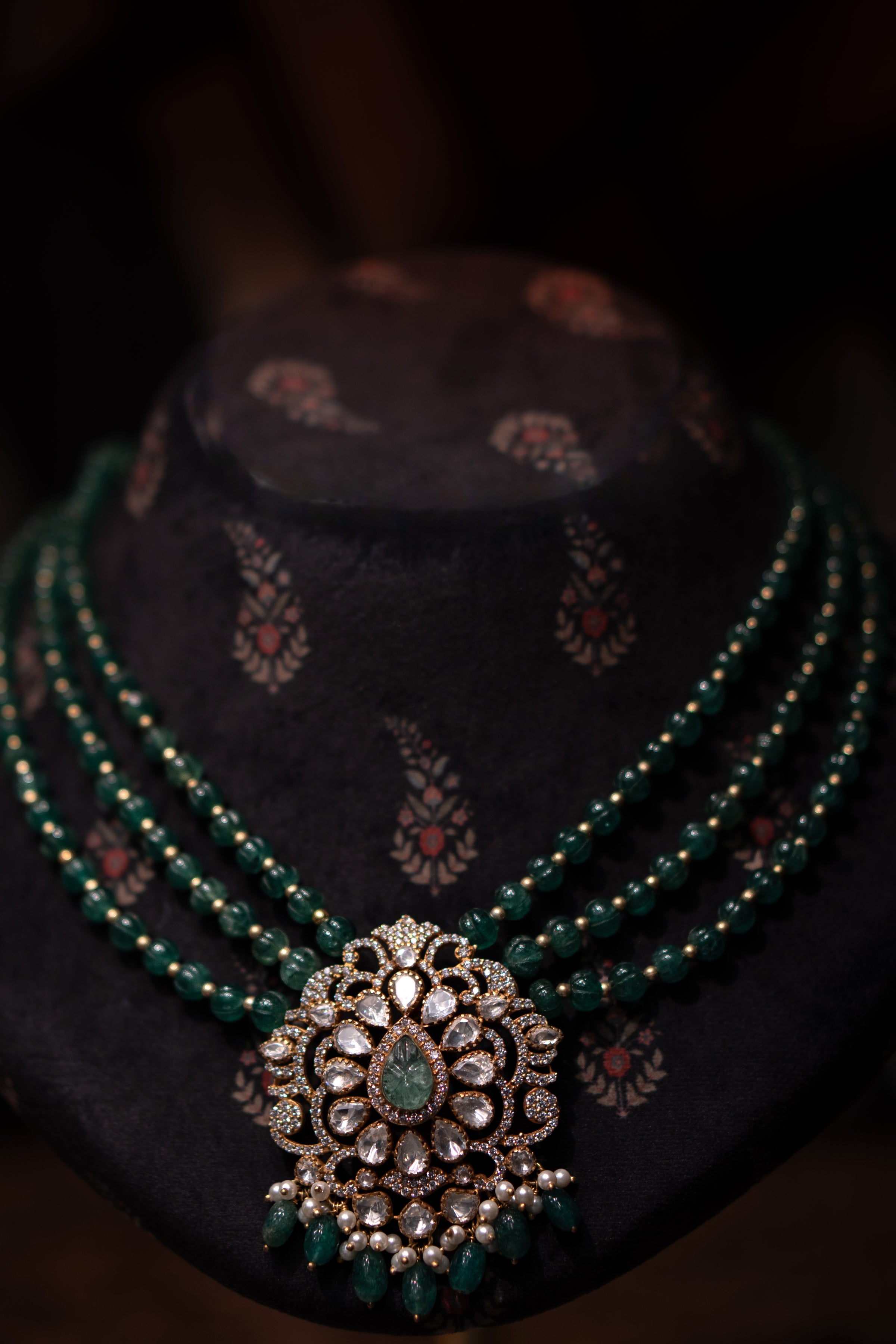 The Verdant Moissanite Medallion