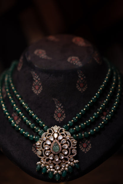 The Verdant Moissanite Medallion